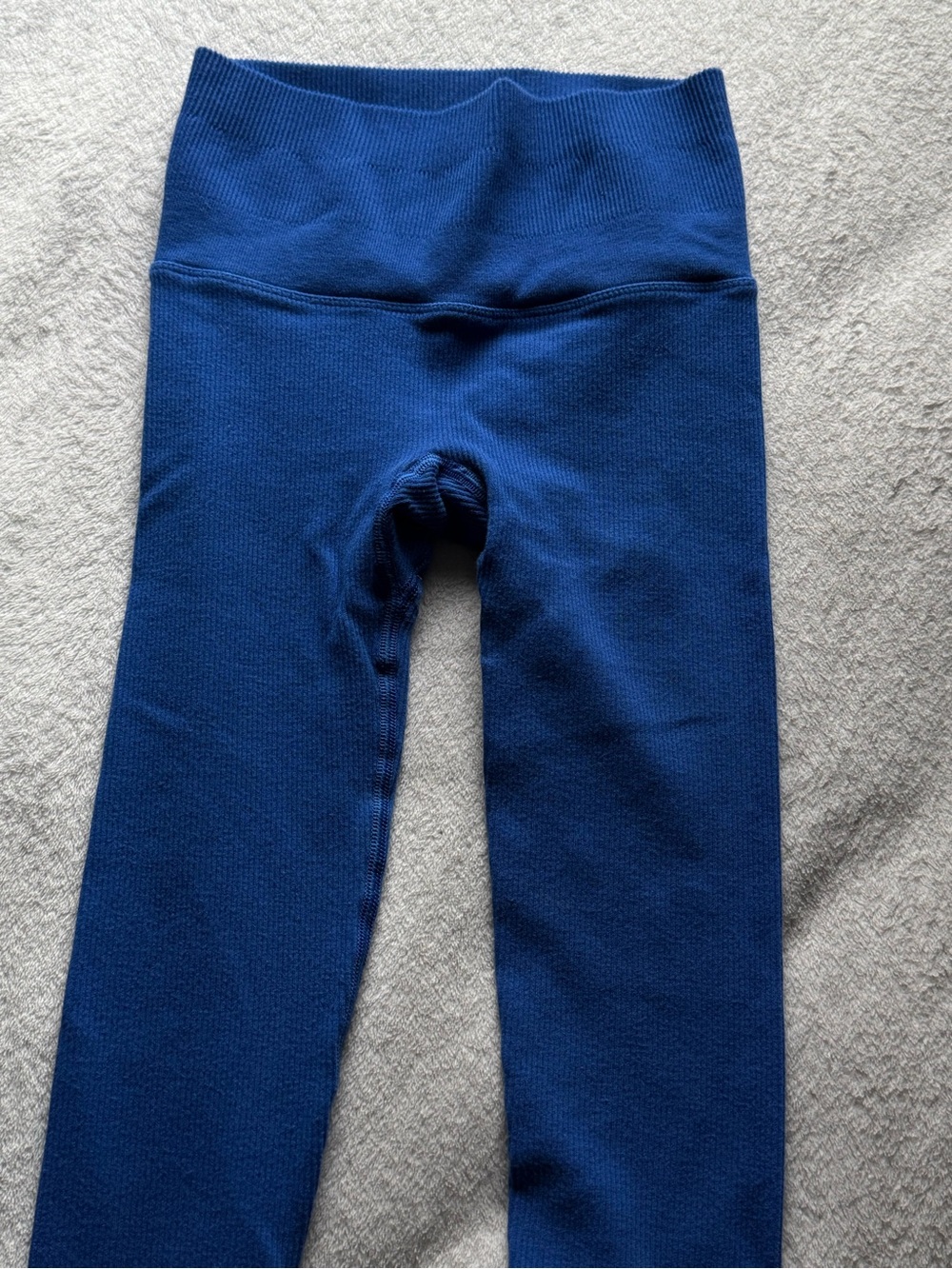 Solid Royal Blue Knit Leggings